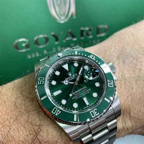 rolex green bezel submariner.